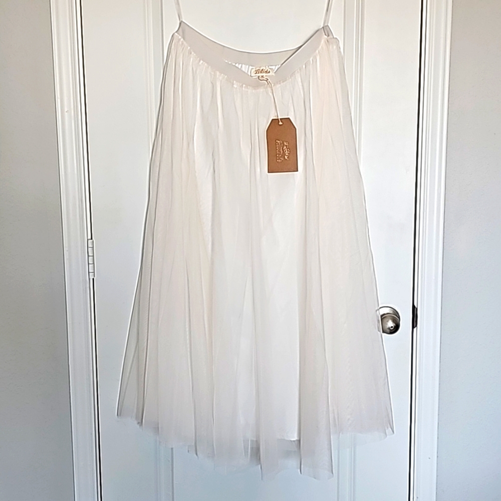Baltic Born Mila Tulle Skirt | Cream